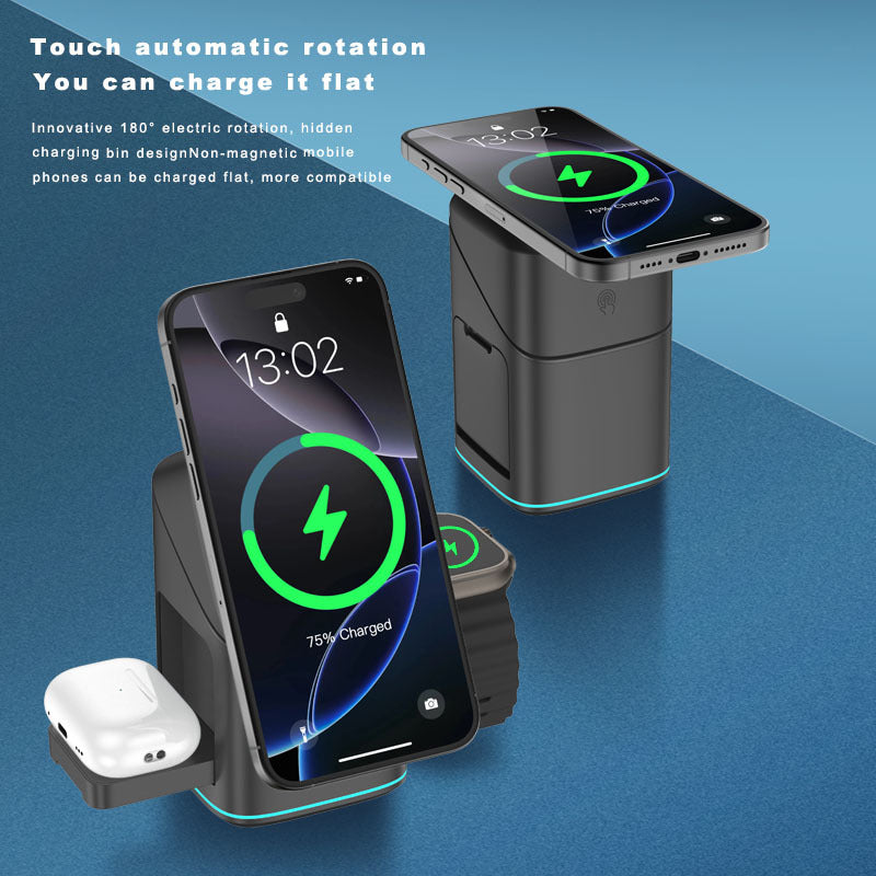 Wireless Charger Stand with Magnetic Fast Charging