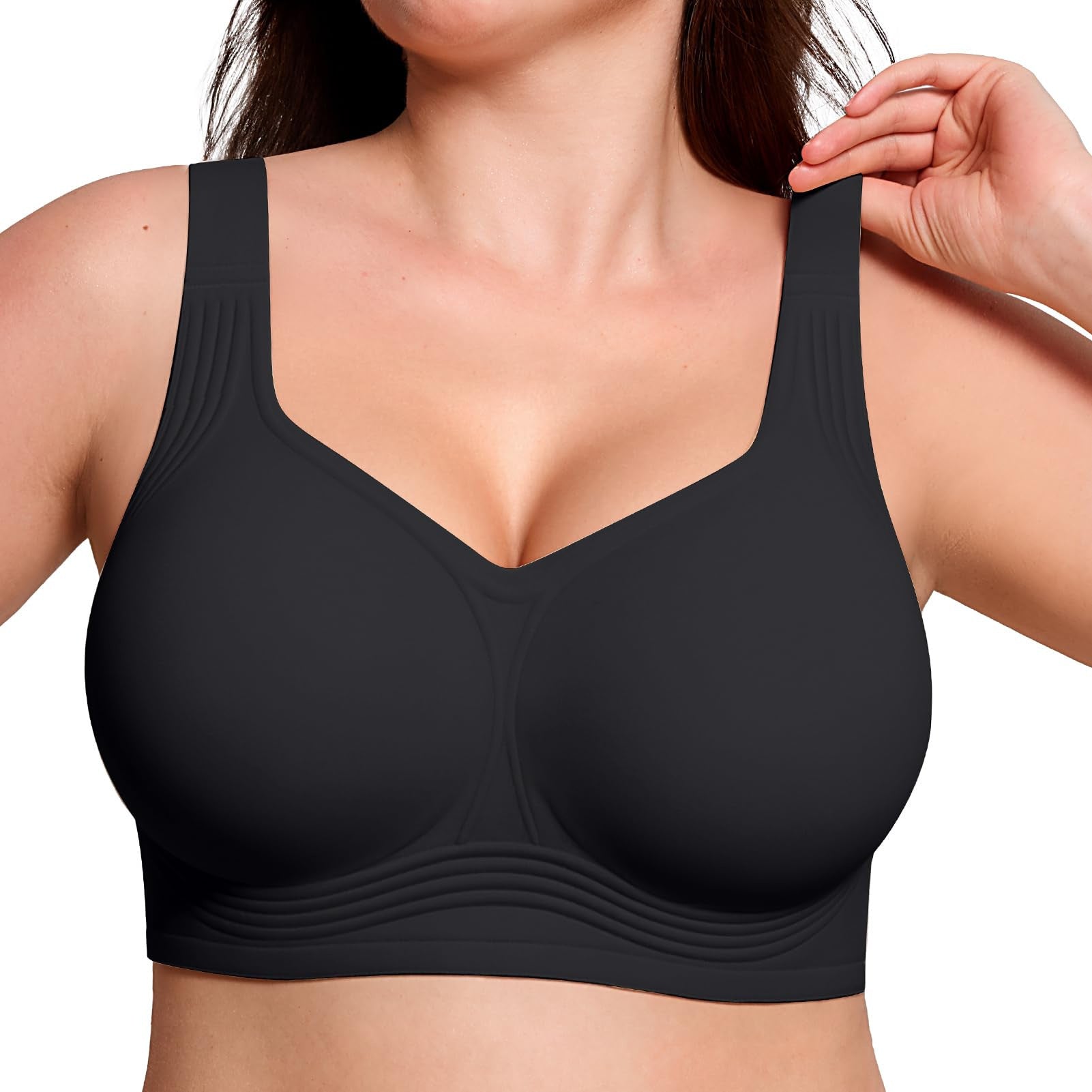 Full Cup Support Bra Seamless Comfort