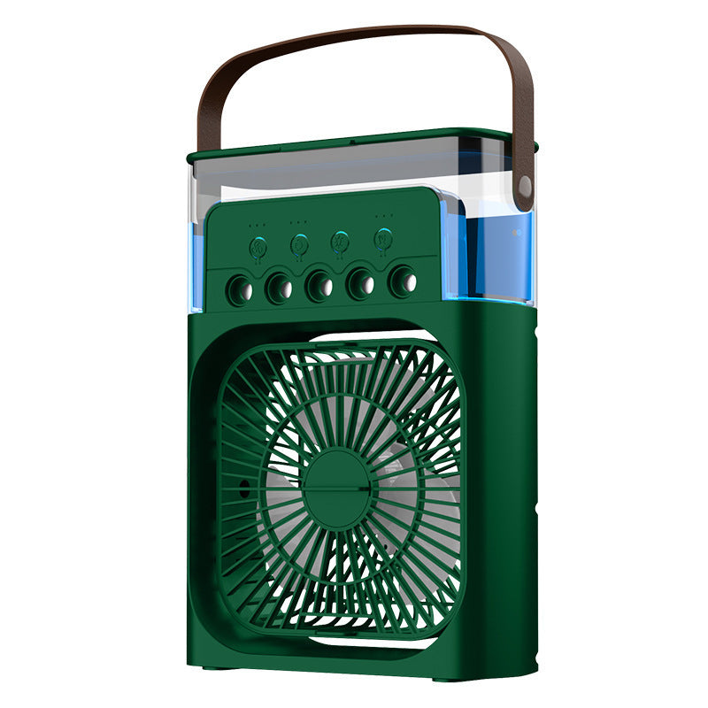 Spray humidifier fan