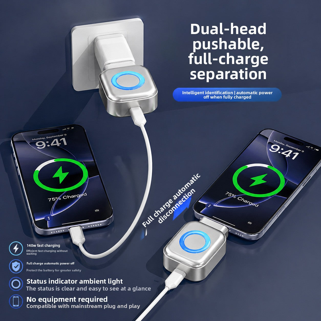 USB Fast Charger with AI Recognition