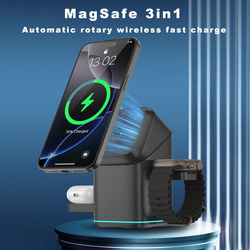 Wireless Charger Stand with Magnetic Fast Charging
