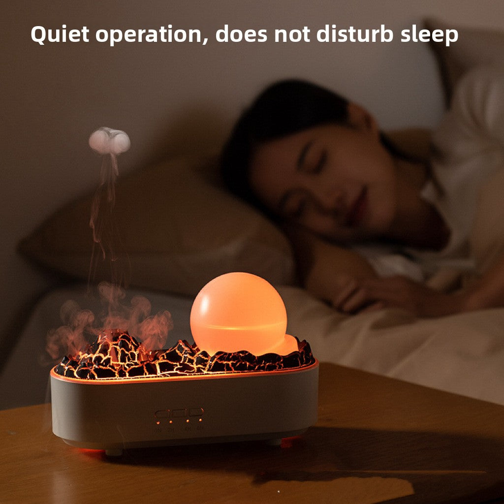 Lava Crystal Humidifier with Aromatherapy and Night Light
