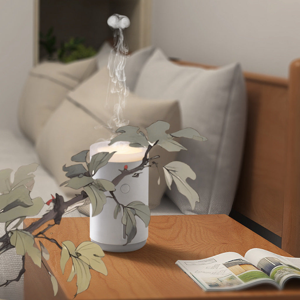 Lava Crystal Humidifier with Aromatherapy and Night Light