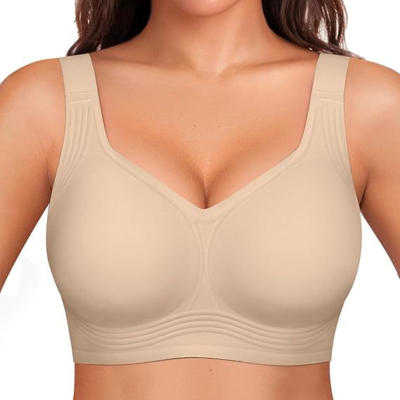 Full Cup Support Bra Seamless Comfort
