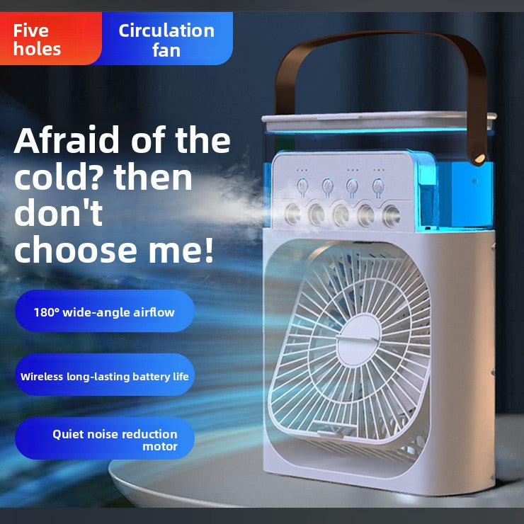 Spray humidifier fan