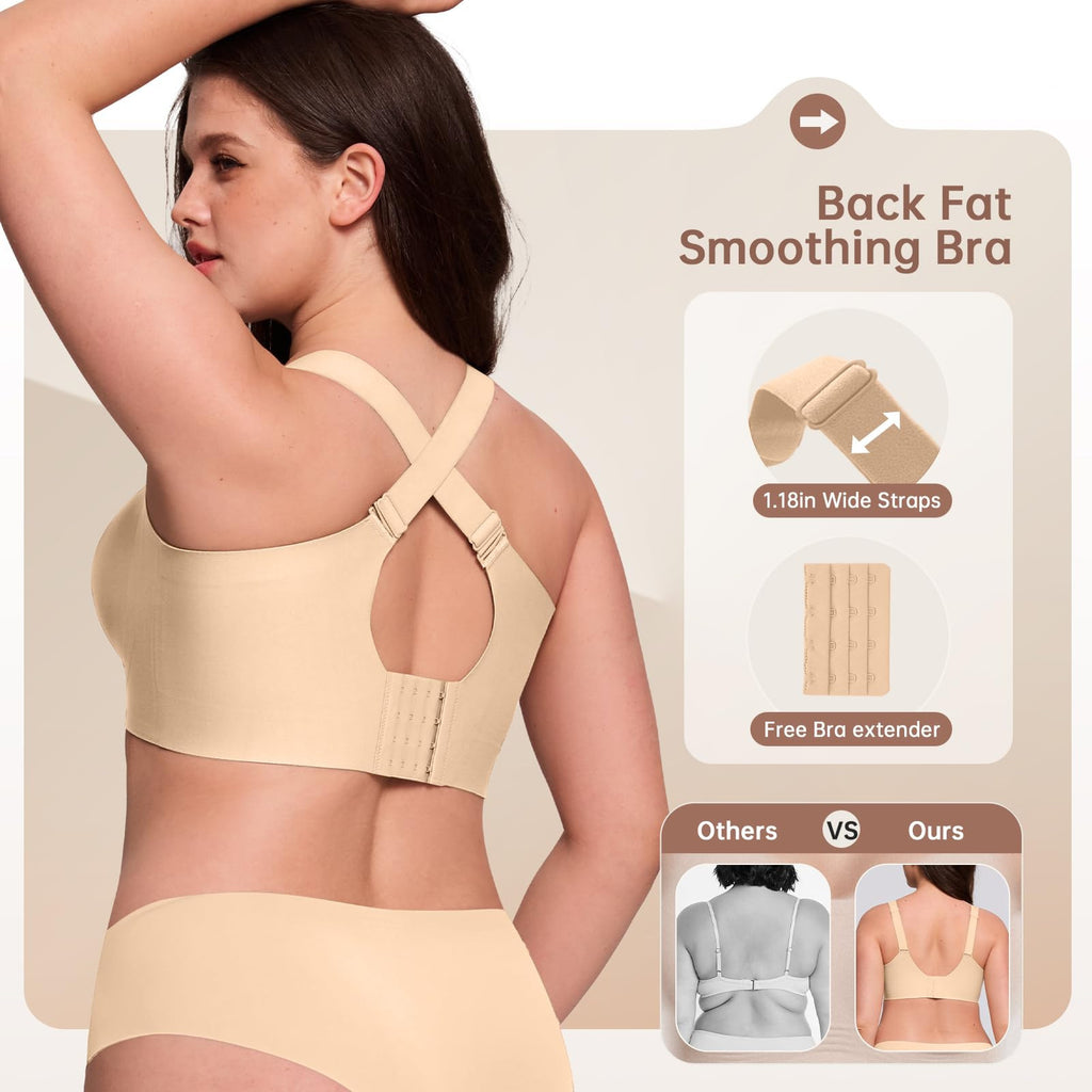 Full Cup Support Bra Seamless Comfort